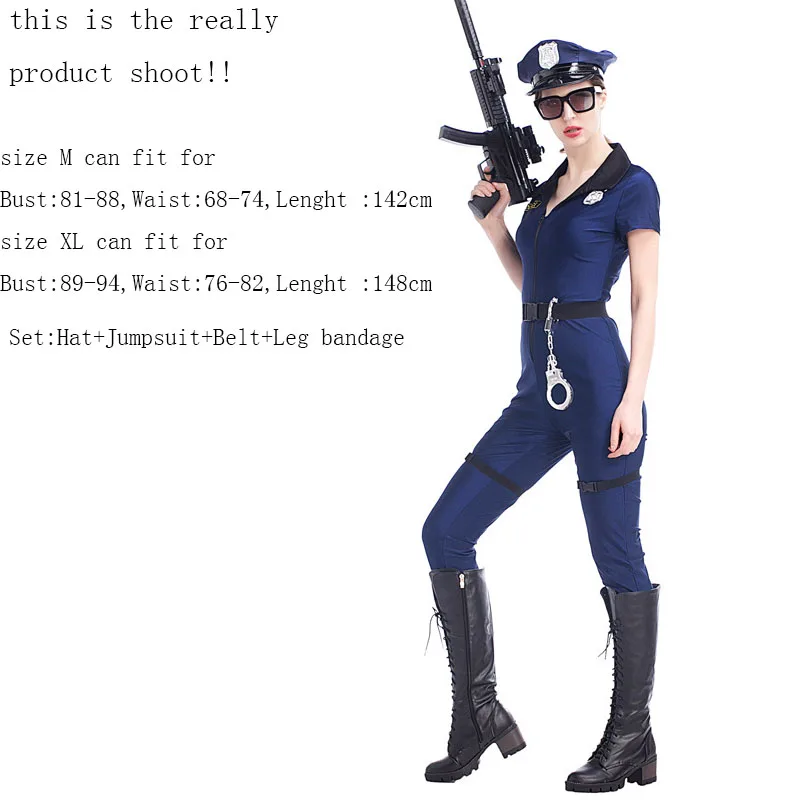 Женские сексуальные ролевые игры полиции Костюм для девочек в стиле взрослых