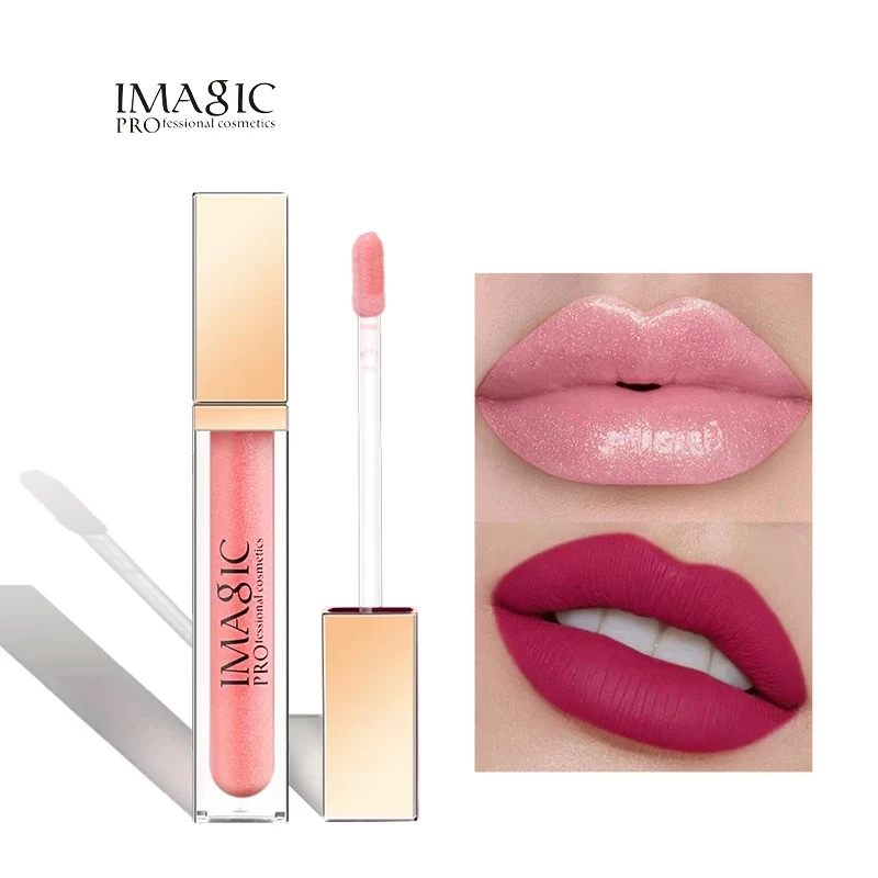 

IMAGIC New Waterproof Moisturizing Lip Gloss Velvet Matte Long Lasting Lip Gloss Korean Cosmetics 20Colors