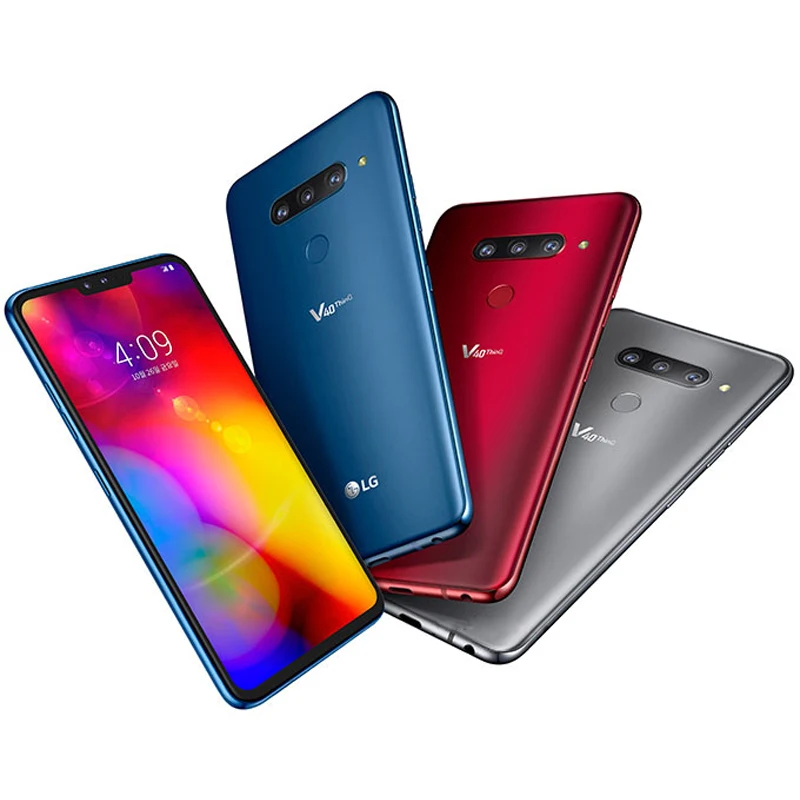 Original Unlocked LG V40 ThinQ 6.4" Qualcomm 845 6GB RAM 64GB/128GB ROM 3+2 Cameras (NO Hebrew/Polish Language) second hand iphone