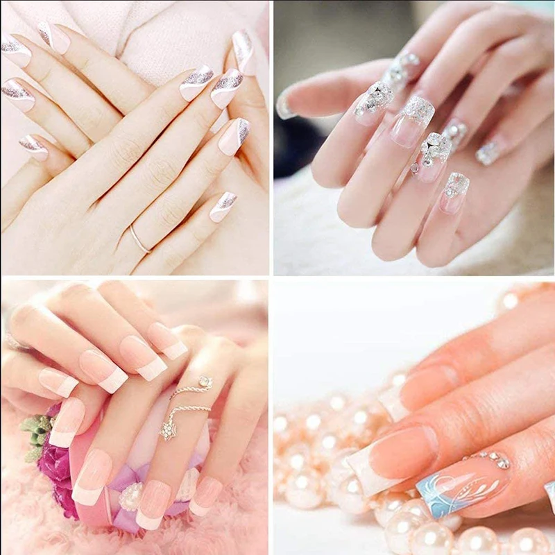 Накладные ногти 500 шт. коробка для французского маникюра броня практики