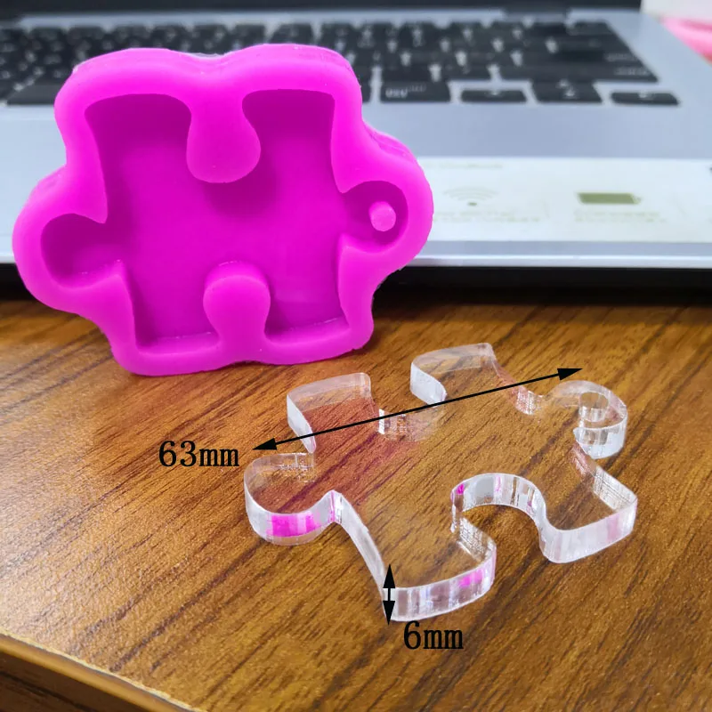 KLM блестящая силиконовая форма для ключей инструмент торта глина клея DIY