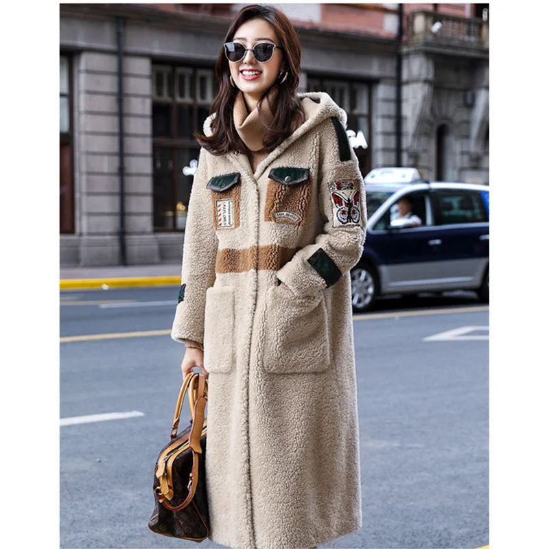 Новое зимнее женское Шерстяное Пальто 2020 длинное шерстяное пальто с капюшоном