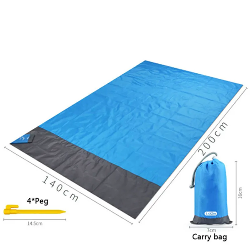 

Waterdichte Strand Handdoek Handdoek Grote Draagbare Mat Beach Camping Outdoor Handdoek Strand Picknick Mat Handdoek