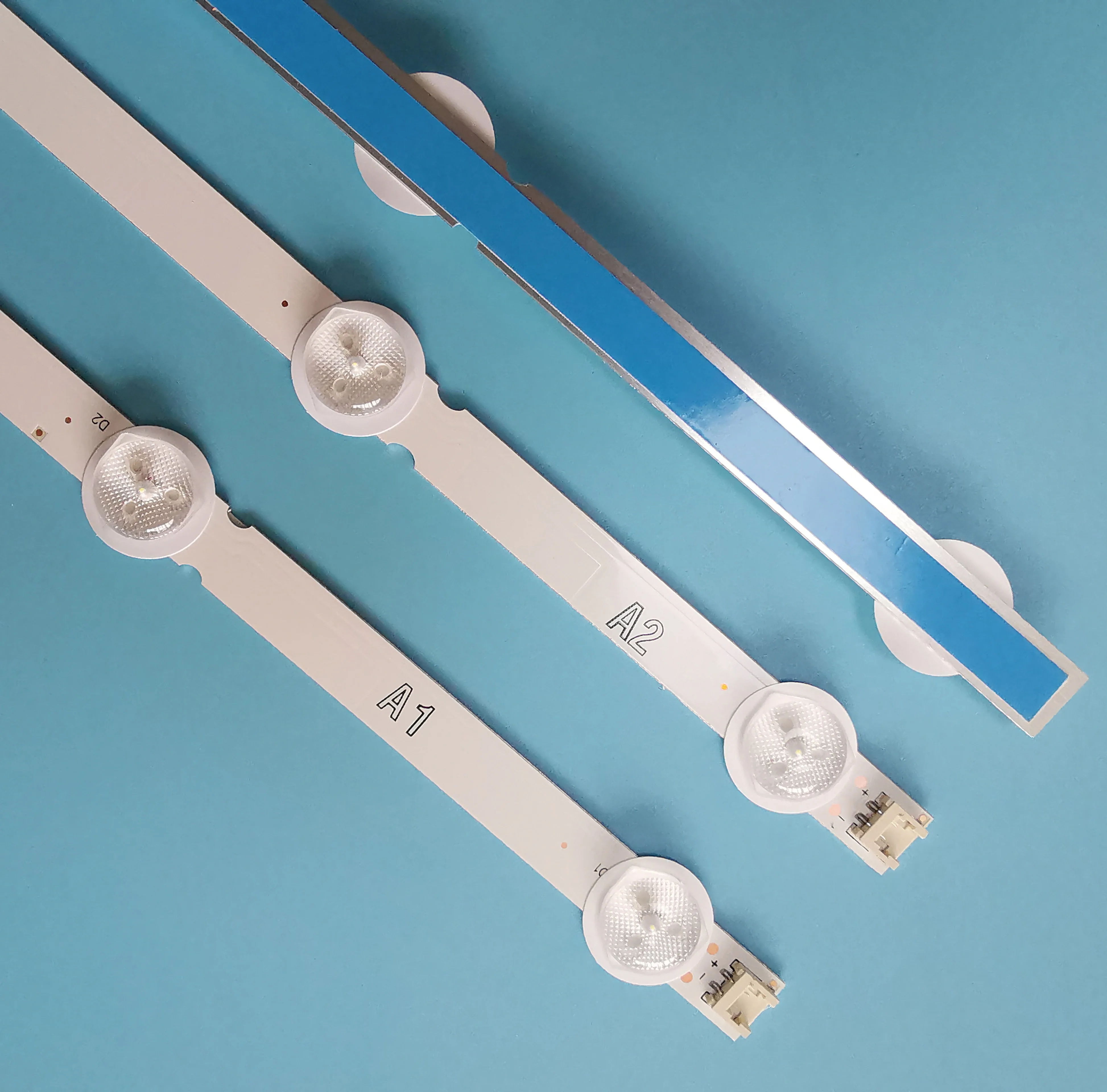 Новые алюминиевые светодиодные ленты 2A1 + A2 63 см 32 дюйма ROW2.1 6916L 1204A 1205A 1439A 1440A 32LN540U ZA