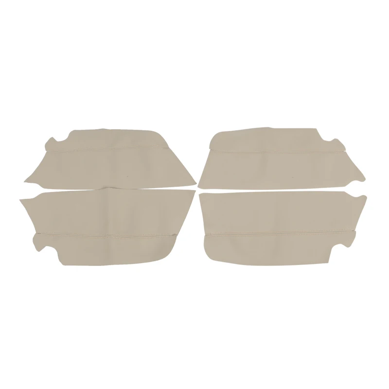 4PCS Front Rear Door Panel Armrest Microfiber Leather Cover Protective Trim For Toyota Prado 2010-2018 with Mount Fittings - купить по