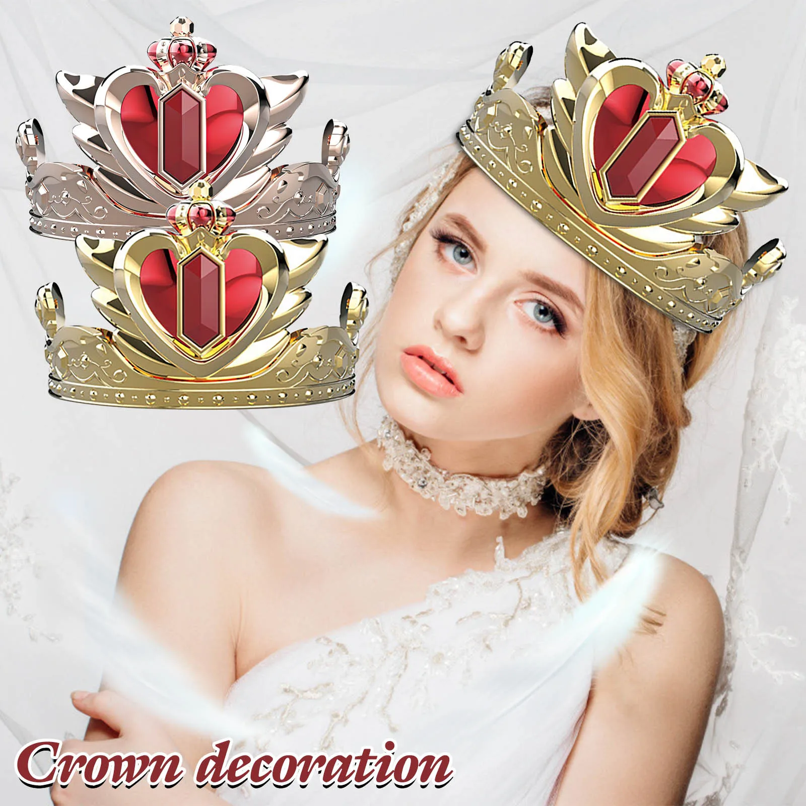 

Toy Light Music Magic Crown Children's Crown Headdress Toy Girl Play House Headband Education toys Hot Sale 2021