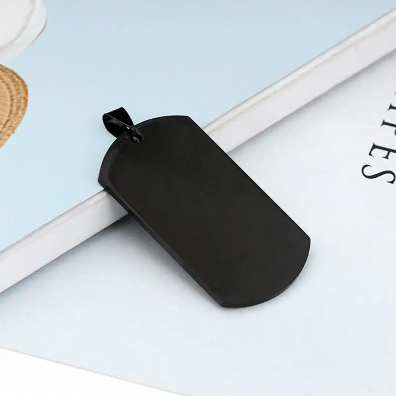 В стиле милитари ID Нержавеющая сталь название незаполненные бирки на ошейник