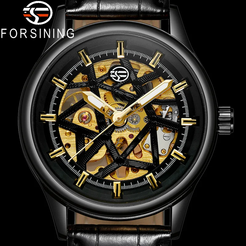 FORSINING ручные механические мужские наручные часы военные армейские спортивные