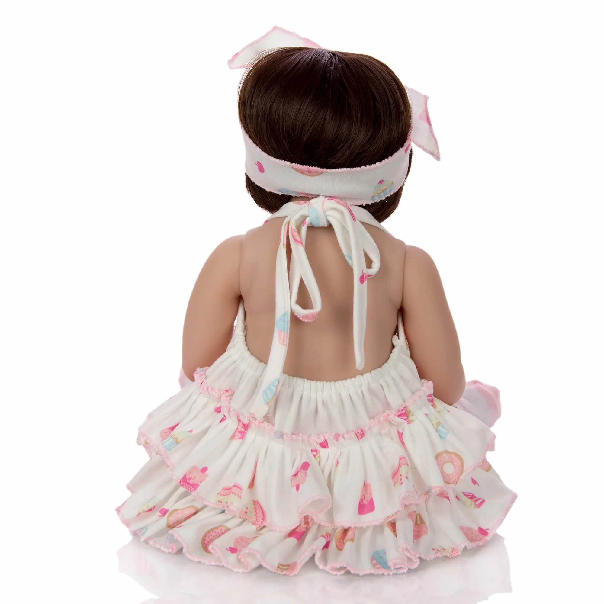 KEIUMI 48 см Reborn Baby кукла все силиконовые тело в загара кожи реалистичный Новорожденный ребенок девочка кукла для продажи подарок на день рождения ребенка может ванну