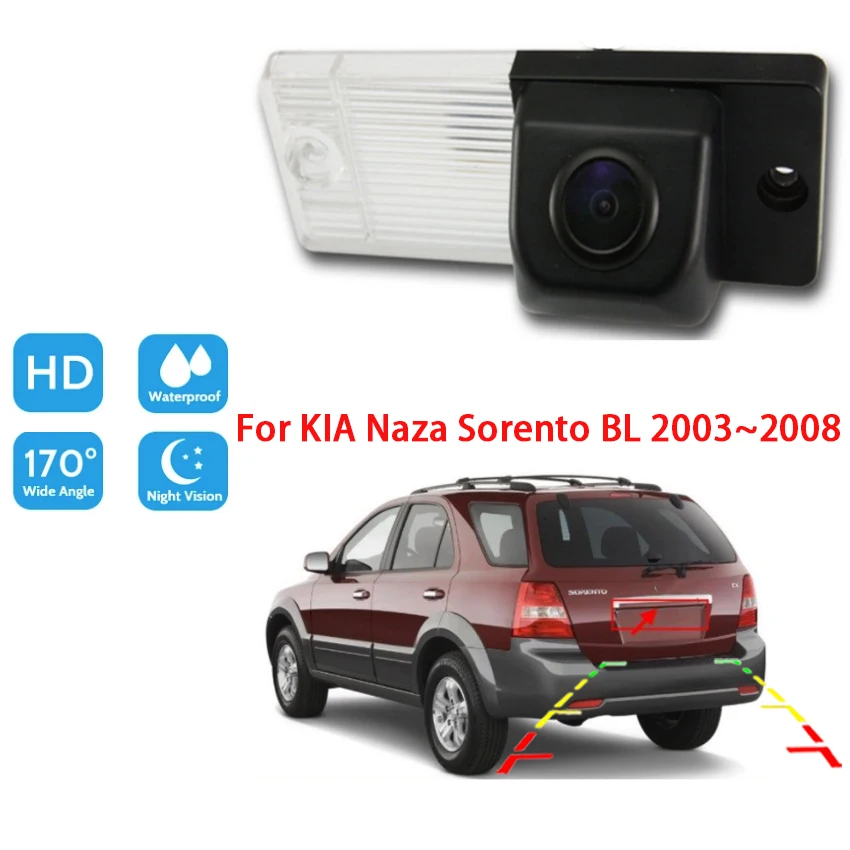 Зеркало заднего вида Камера для KIA Sorento Naza BL 2003 2004 2005 2006 2007 2008 CCD Full HD Ночное видение