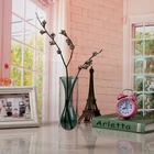 Двухслойный контейнер ваза из цветного стекла в скандинавском стиле, Простые художественные украшения гидропонное стекло, креативная Цветочная композиция, украшение для дома