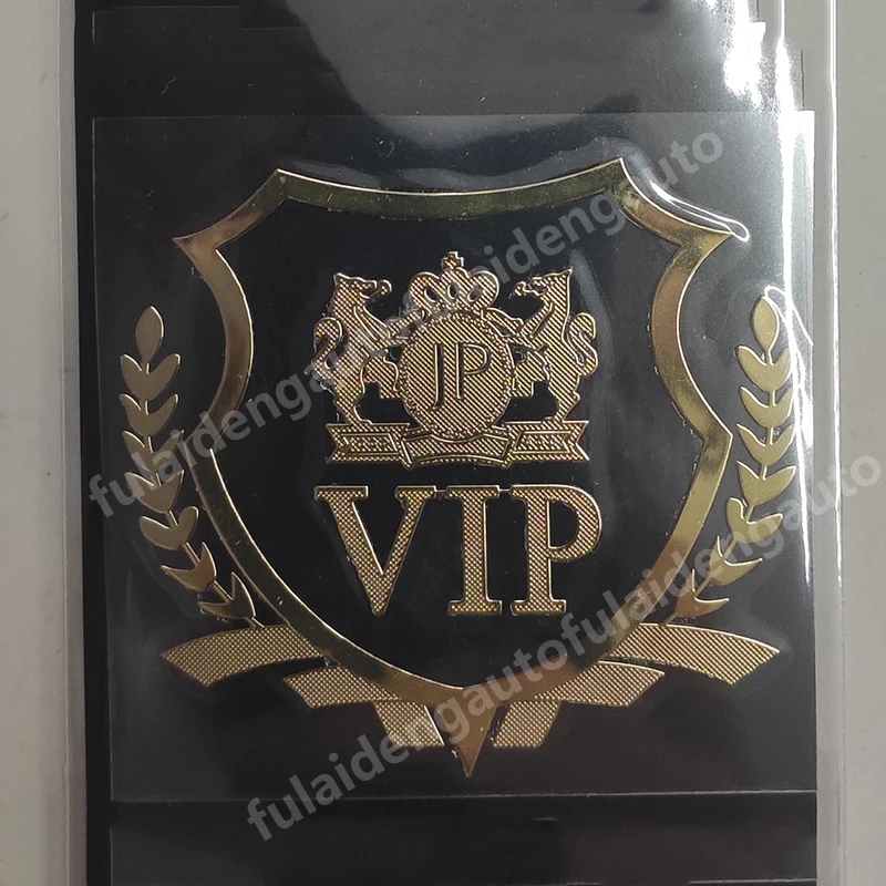 2 шт. VIP JP значок Никель металла окна автомобиля Столб отделкой Стикеры задняя