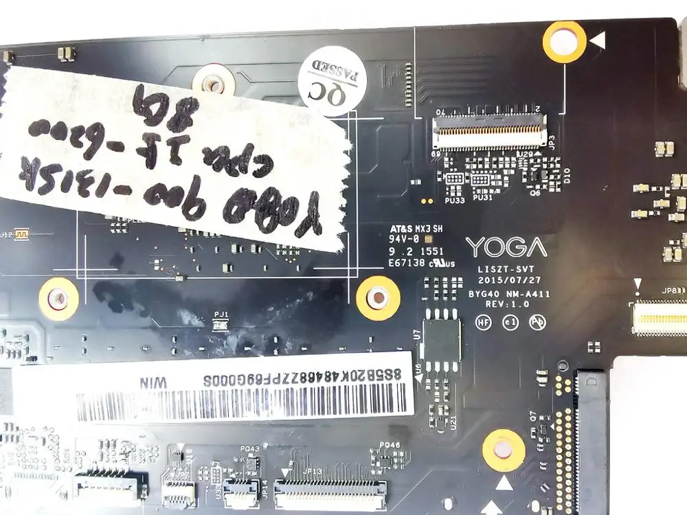 Оригинальная прозрачная защита для экрана Lenovo YOGA 900 13ISK материнская плата