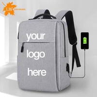 customize backpack nylon work laptop bag wholesale business men school bag women travel casual backpack printing logo photo name
