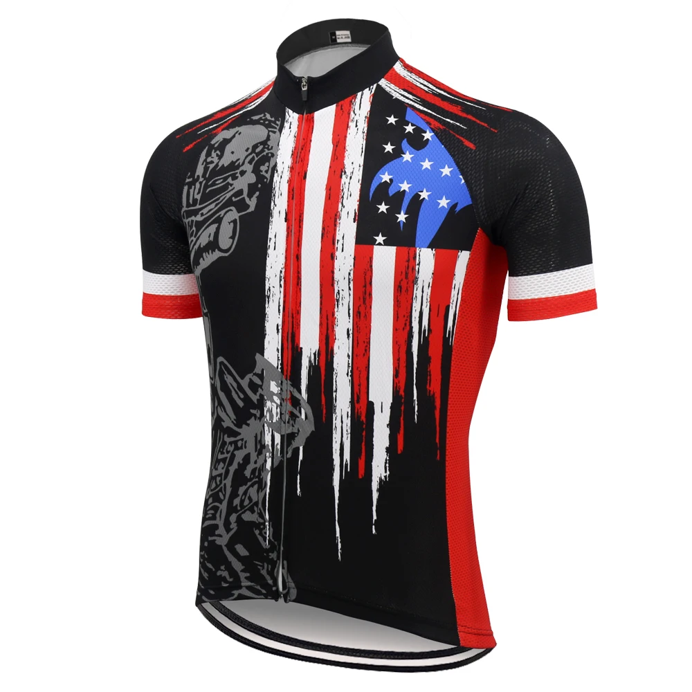 Футболка мужская с коротким рукавом трикотажная одежда для езды на велосипеде в