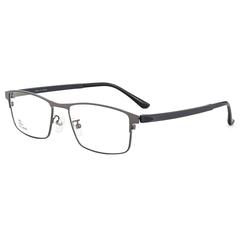 Vazrobe Glasses for Men Square Full Rim Spectacle Man Ultra-light Alloy Optical Lens Prescription Myopia Progressive Anti Blue |