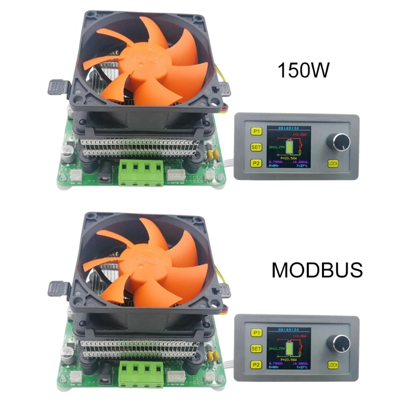 

150W Constant Current Adjustable Electronic Load 100V 10A 18650 Lithium lead-acid battery Tester Discharge Capacity Power Meter