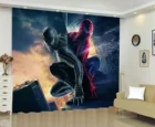 Disney шторы в мультипликационном стиле с человеком-пауком hero экспедиция затемненные шторы на заказ для мальчиков, подарок на день рождения