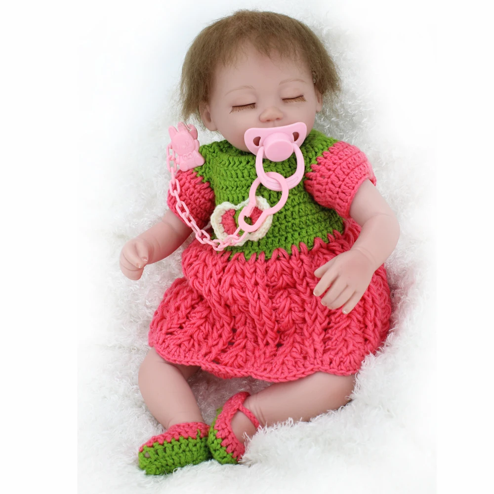 Мягкая силиконовая кукла-реборн для новорожденных 40 см | Игрушки и хобби