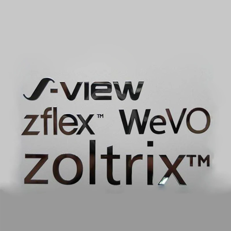 Заказной логотип компьютер телефон тонкий серебряный металлический клей