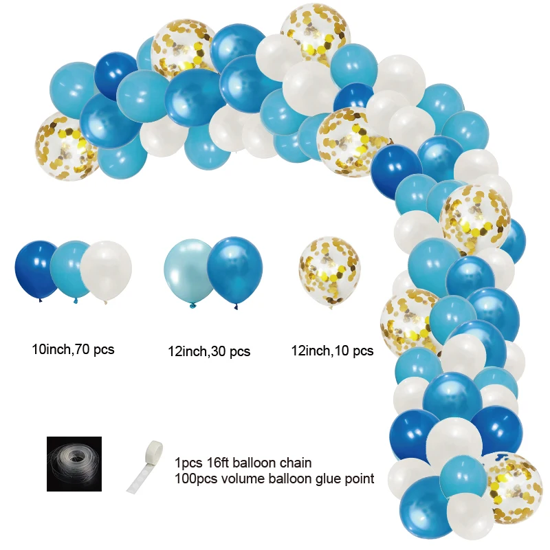 

Baby Shower set Balloon Party Balloons Garland Arch Birthday Party Background Balloons Strip Chain for Wedding home Decorations