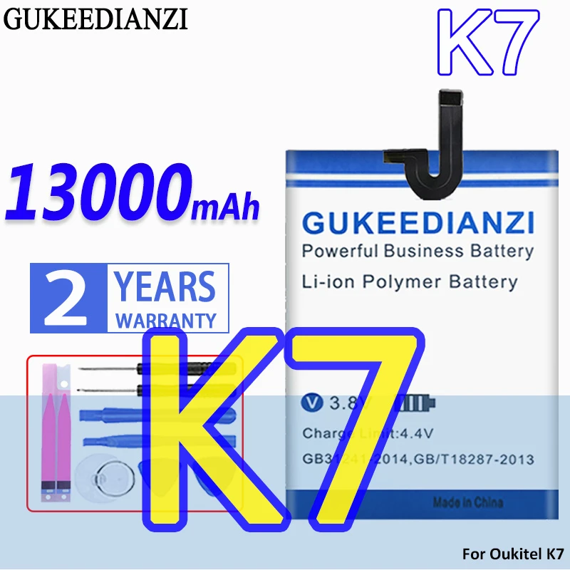 

High Capacity GUKEEDIANZI Battery 13000mAh For Oukitel K7