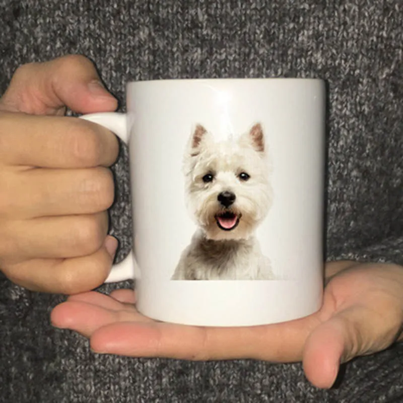 Новинка 2020 кружка с милой собакой/жирафом/медведем/белкой/ежиком/Ястребом/волком