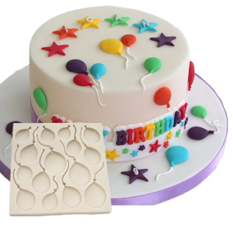 Luyou DIY на день рождения воздушные шары Fondant силиконовые формы для торта кекс
