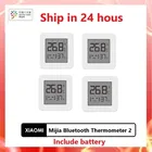 Bluetooth-термометр Xiaomi Mijia 2, беспроводной умный электрический цифровой гигрометр, термометр, работает с приложением Mijia