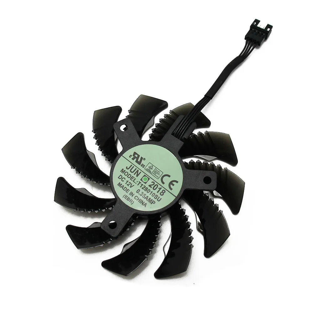 Новый Лер ждения 75 мм T128010SU 0.35A Gigabyte AORUS GTX 1060 1070 1080 G1 1070Ti 1080Ti 960 980Ti 760 кулер для -