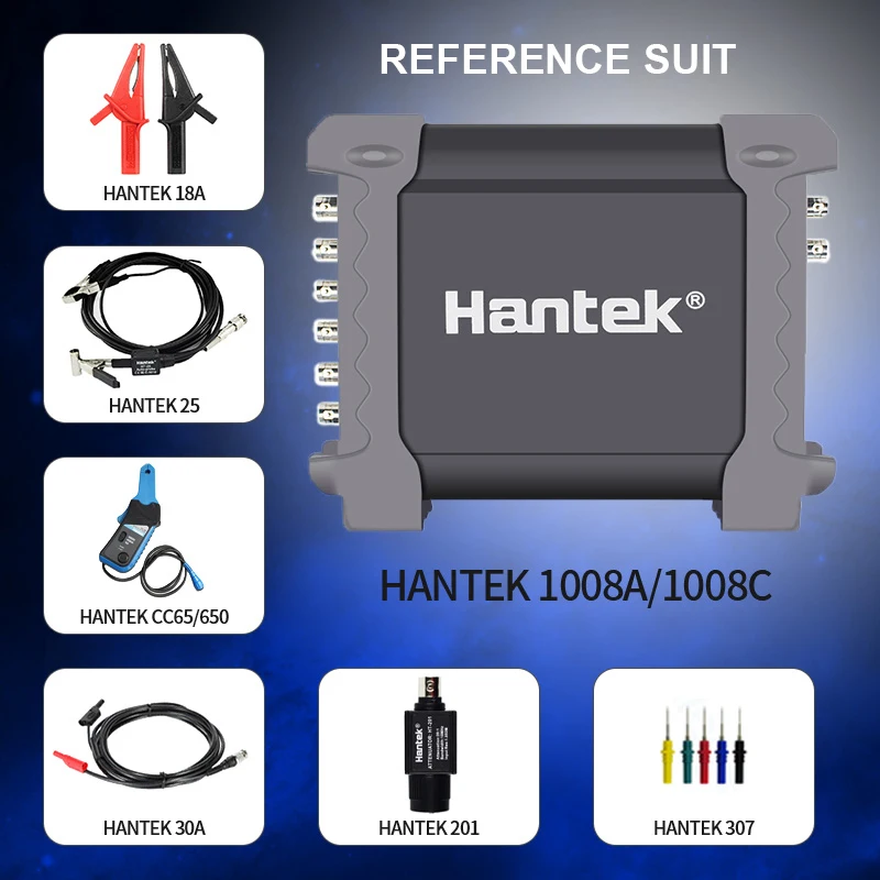 Hantek Осциллограф зонд HT25 для Hantek 1008C автомобильный осциллограф 2,5 метров зажигание емкостный распад 10000:1
