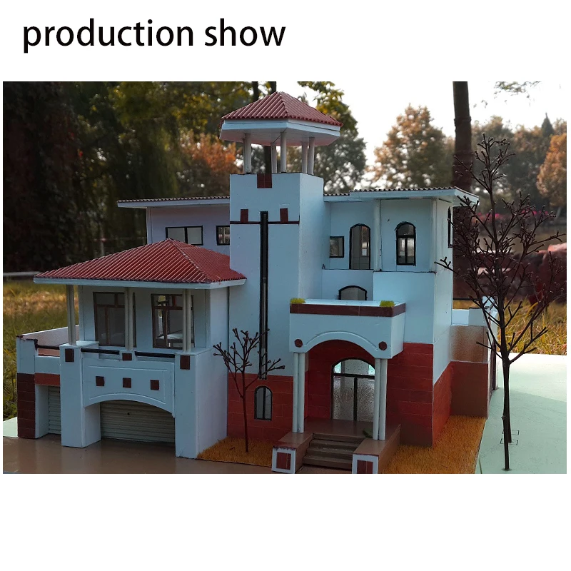 ПВХ моделирование плитки DIY Материал модели здания крыши дома ПВХ материалы миниатюрный пейзаж DIY Дом