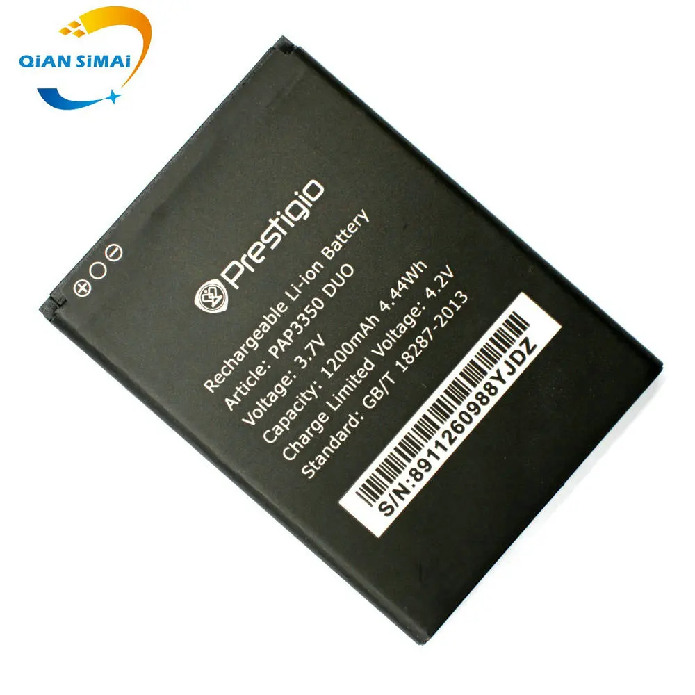 1PCS PAP3350 DUO 1200mAh Original High quality battery For Prestigio Multiphone | Mobile Phone Batteries