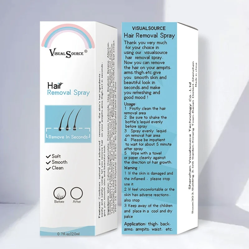 

20ml Painless Hair Growth Removal Inhibitor Spray Beard Bikini Intimate Legs Body Armpit Facial Stop Hair