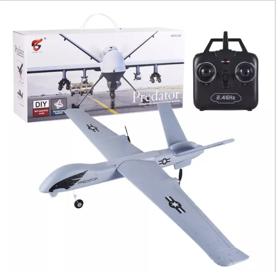 

Z51 remote control glider pterosaur fixed wing aircraft medium-sized LED light remote control foam aircraft airplane model toy