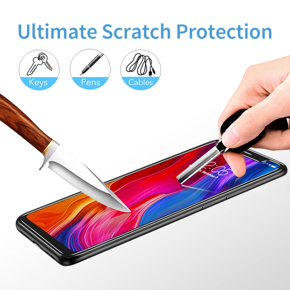 Закаленное стекло ESR для Xiaomi 8 защита экрана 9H Защитное mi 6 8SE 9 9pro 9SE CC9 MIX2 2S MIX3 10