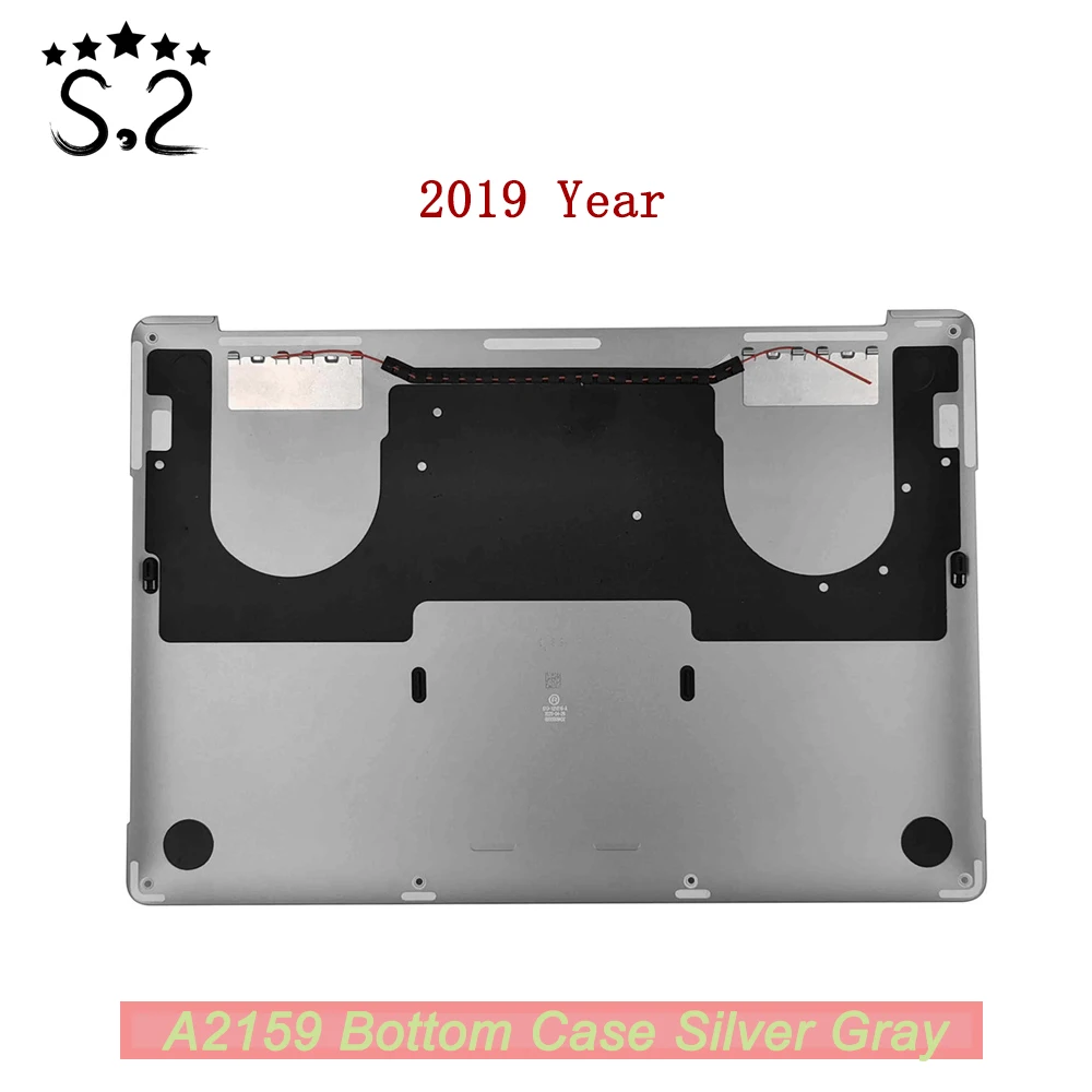 

Новый нижний чехол A2159 для Macbook Pro Retina 13,3 дюйма, нижний чехол 2019 года, серебристо-серый