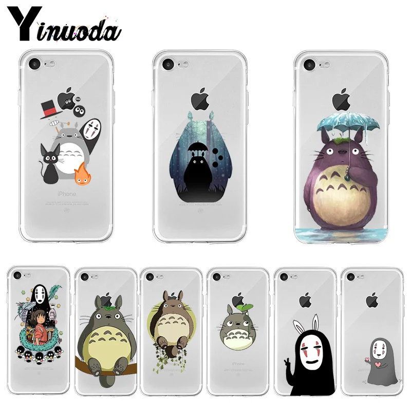 Чехол для телефона Yinuoda Totoro Spirited Away ghilii Miyazaki Anime Kaonashi iPhone 8 7 6 6S Plus X XS MAX 5 5S SE XR 11 pro max |