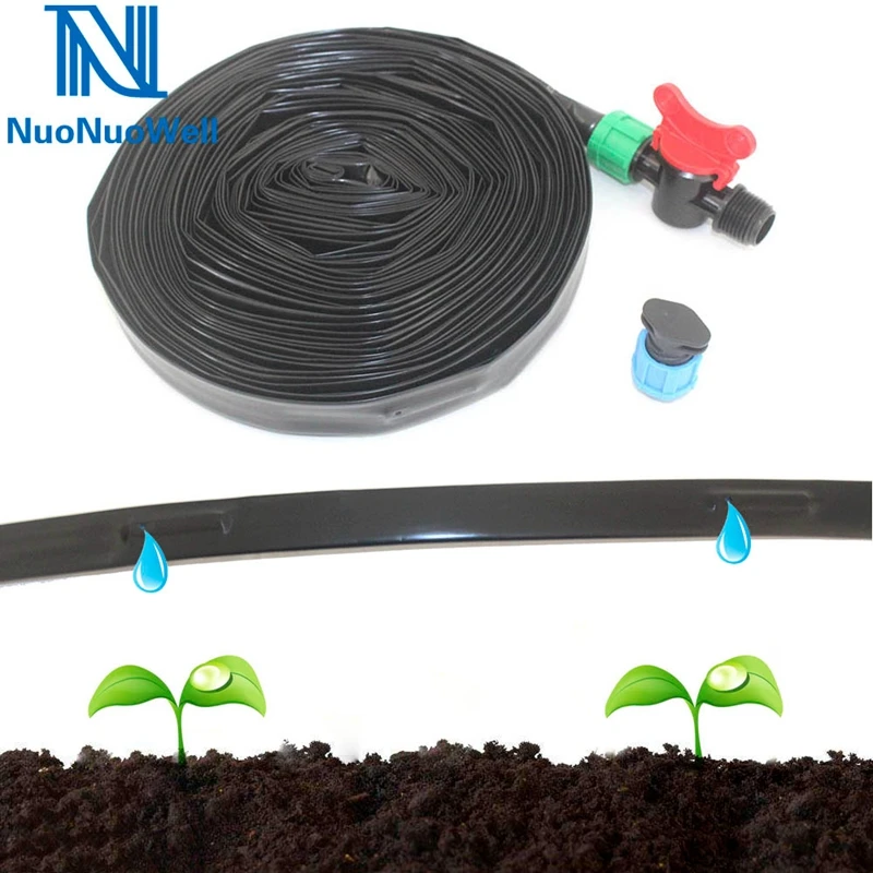 

1-Hole 50m Set 16mm Space 20mm Drip Irrigation Hose Belt Micro Irrigation System Fruit Tees Greenhouse Irrigation Drip Pipe Tape