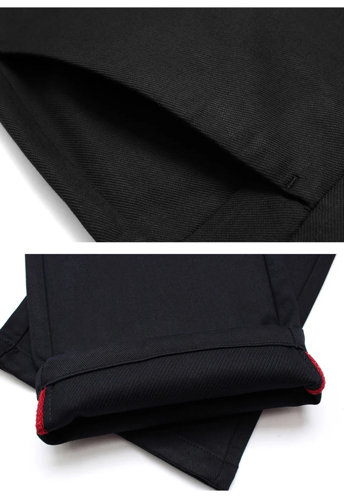 Plus Size 40 42 44 Men's Tencel Casual Pants Not Ash High Quality Fashion Business Straight Elastic Trousers Male Brand Clothes