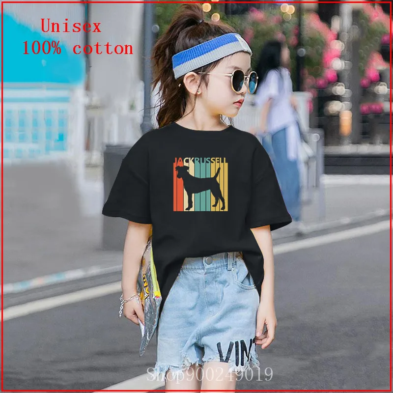 Футболка детская хлопковая с принтом джека расселла терьера 1970 | Мать и ребенок