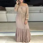 Летнее вечернее длинное платье, женское летнее сексуальное платье с открытыми плечами, женское богемное платье VONDA 2022