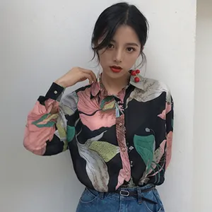 Распродажа по низким ценам, весна-лето-осень 2019, Лидер продаж, женские модные повседневные Рабочие Рубашки MW99