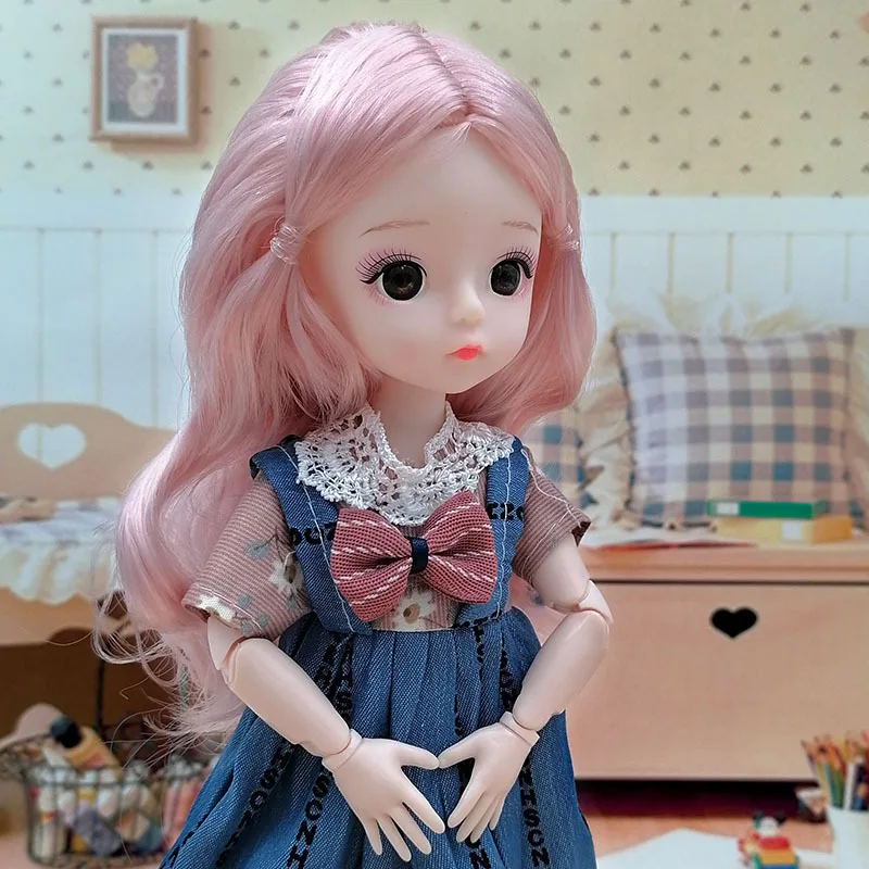 

Шарнирные куклы, 30 см, 21 шарнирная кукла, 3D реальные глаза, шарнирная кукла для девочек, детская игрушка, подарок на день рождения, кукла, набо...