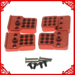 4 шт сплав ударная башня ударная Монтажная пластина для WPL Henglong C14 C24 4x4 грузовик и детали гусеничного трактора