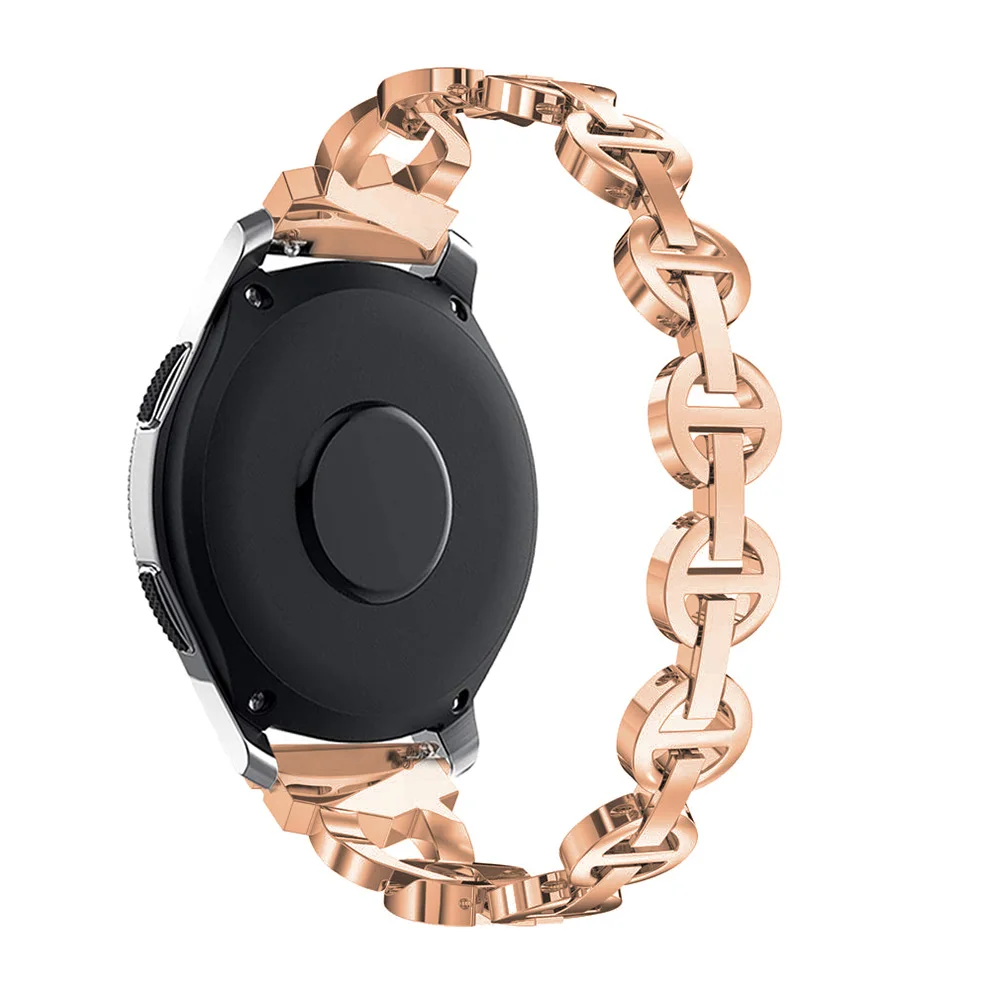 Модный женский бриллиантовый браслет 20 мм для samsung Galaxy Watch 42 мм/Active 2 1 ремешок для Garmin Vivomove HR/Vivoactive 3 ремешок