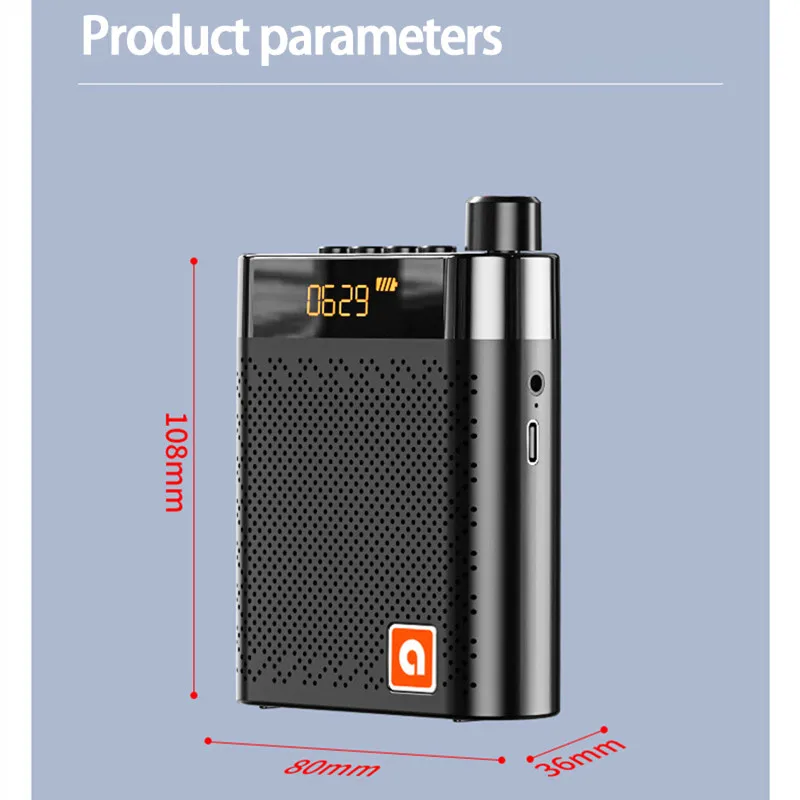 Микрофон для учеников портативный усилитель K6 Bee аудиоразъем 3 5 мм поддержка