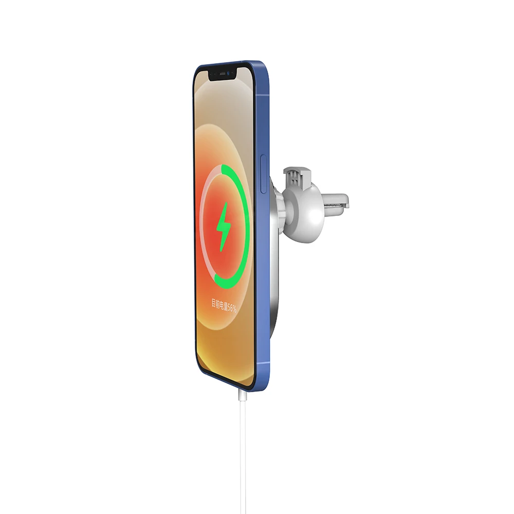 

Magnetic Car Mount 15W/10W/7.5W/5W Wireless Car Charger Mount for Moible Phone with Mag-Safe Charging Case for iPhone 12 Series