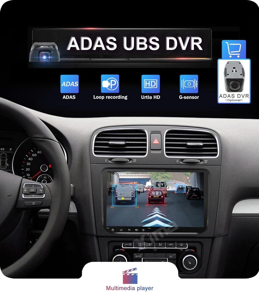 Android 9,0 автомобильный Радио gps мультимедийный плеер для Volkswagen Skoda Octavia golf 5 6 touran passat B6 polo tiguan jetta Bora rapid