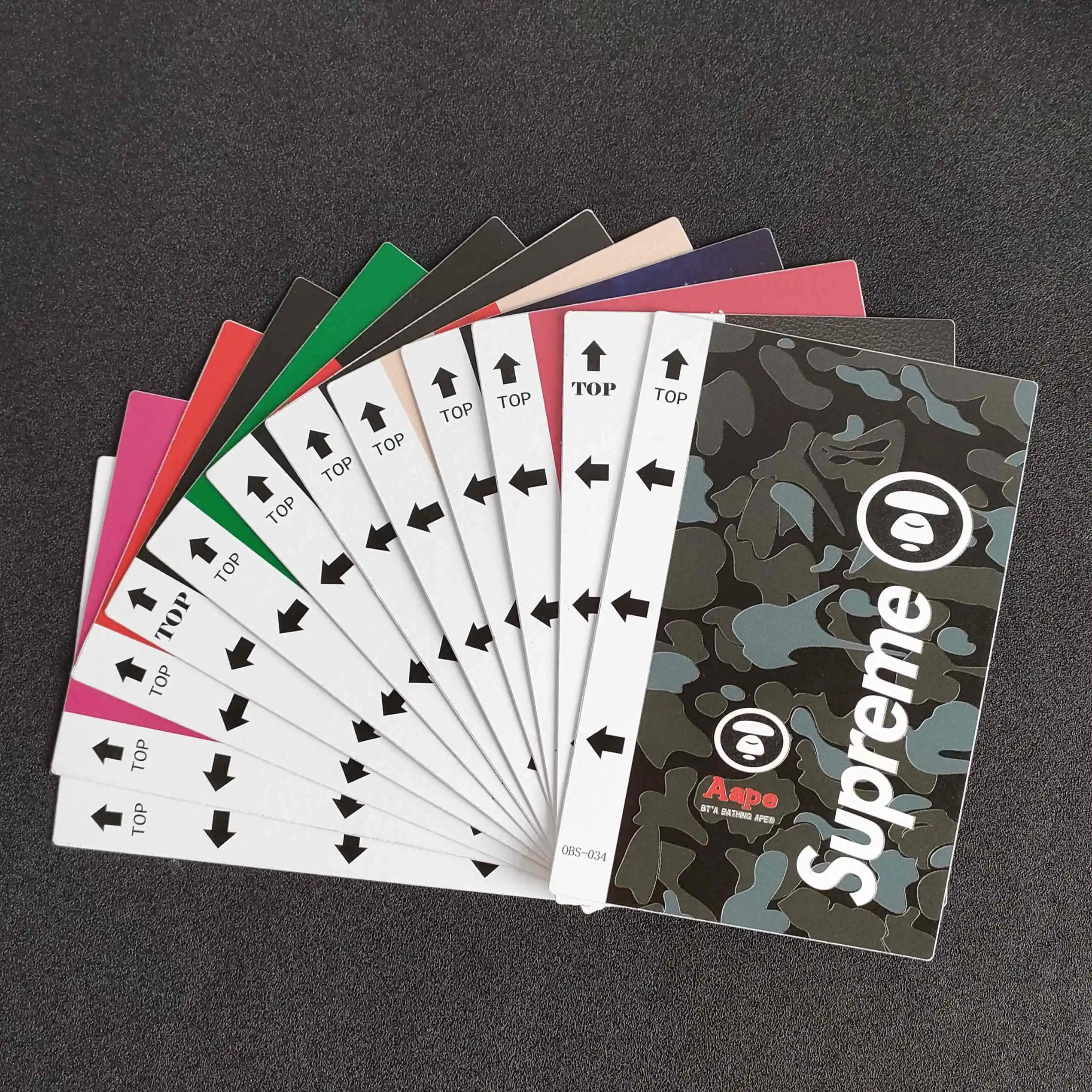 

50pcs Embossed Color Film Back Cover Protector Sticker Film For Blade Cutting Machine Universal Cutting Film Protective Back